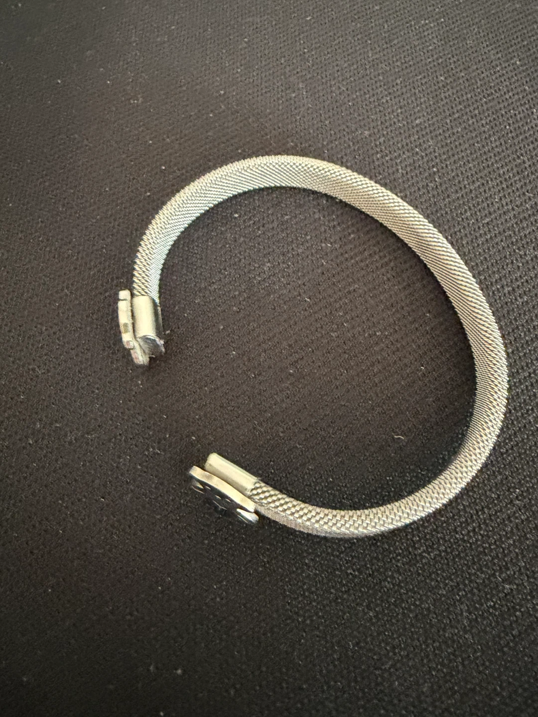 TOUS Silver Mesh Bear Cuff Bracelet - photo 2