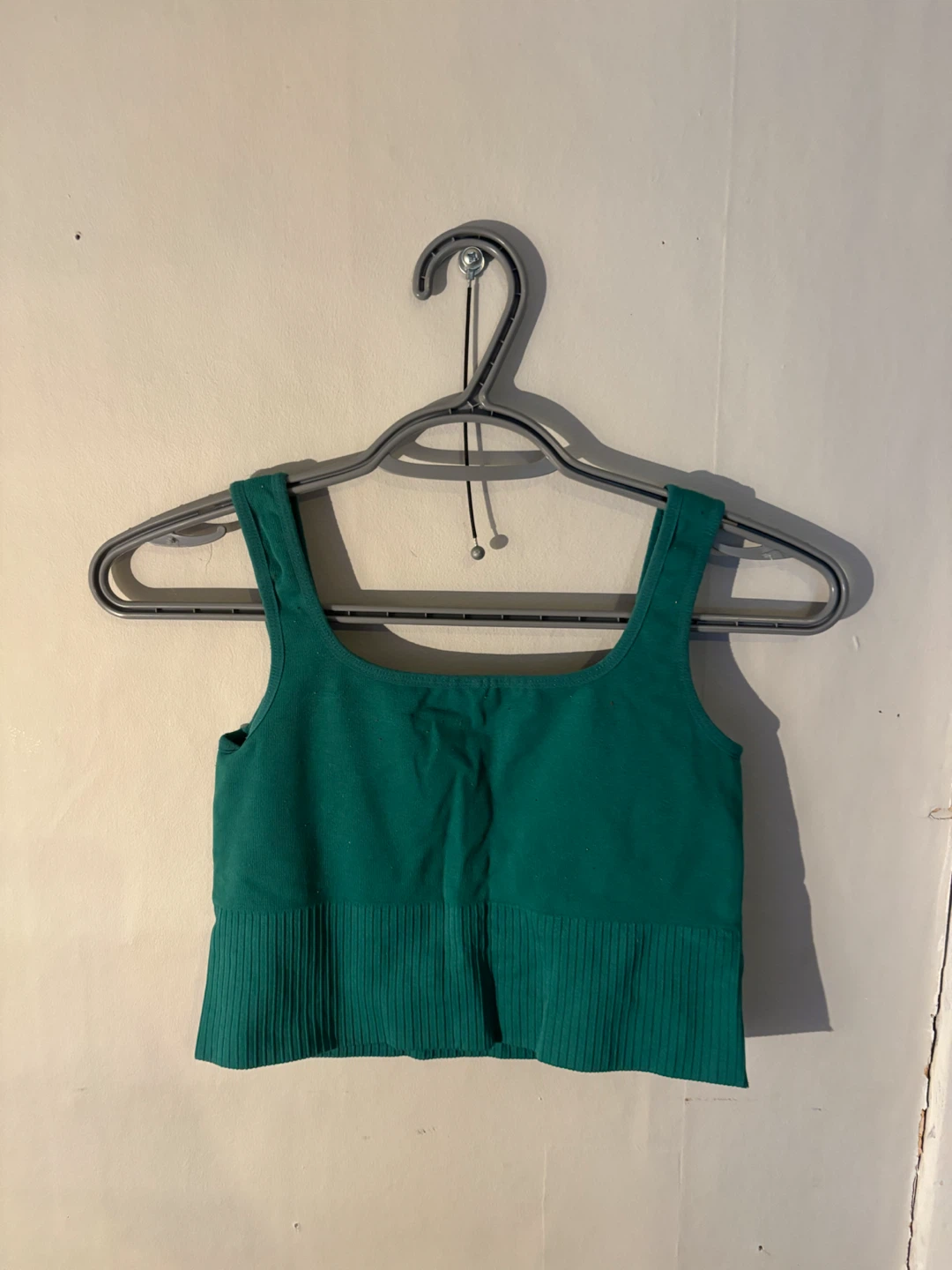 Teal "The Move" Crop Tank Top/sports bra - photo 2