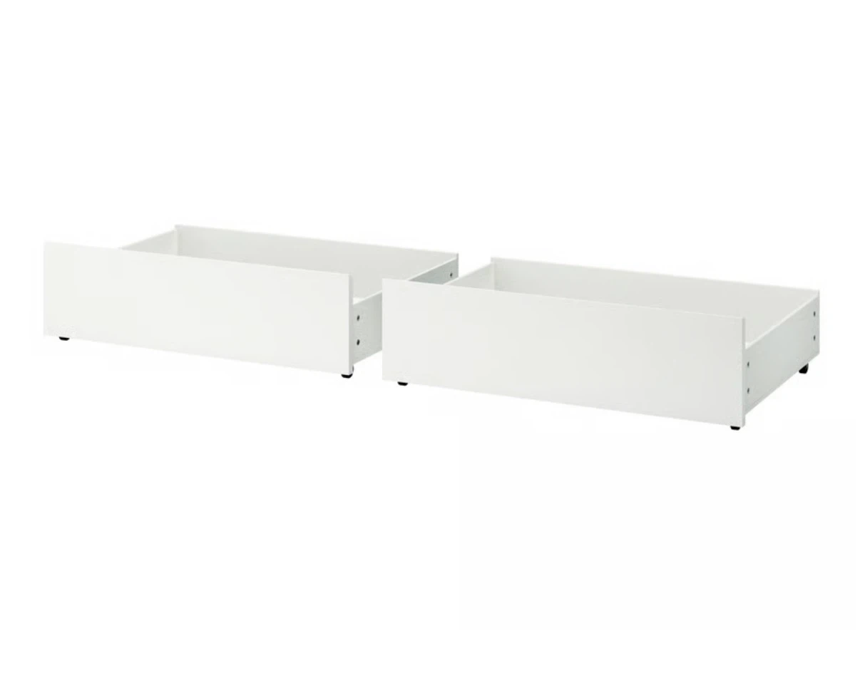 IKEA White Underbed Drawers (2-pack) - photo 2