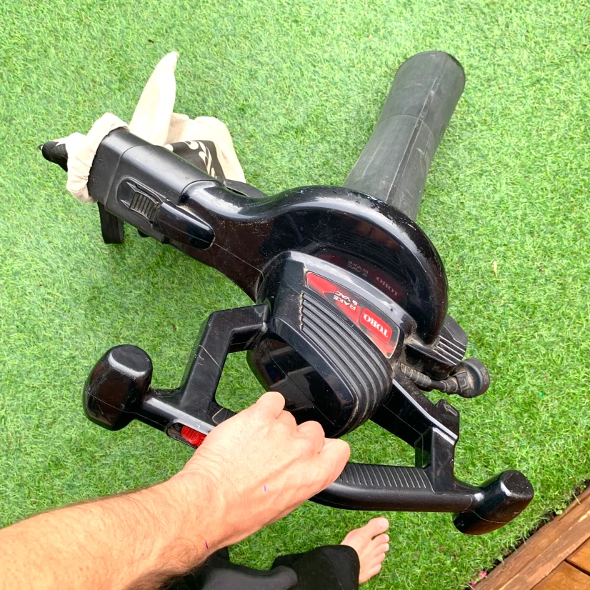 Electric Leaf Vacuum Rake Yard Cleanup Collection Bag Rake Vac - photo 4