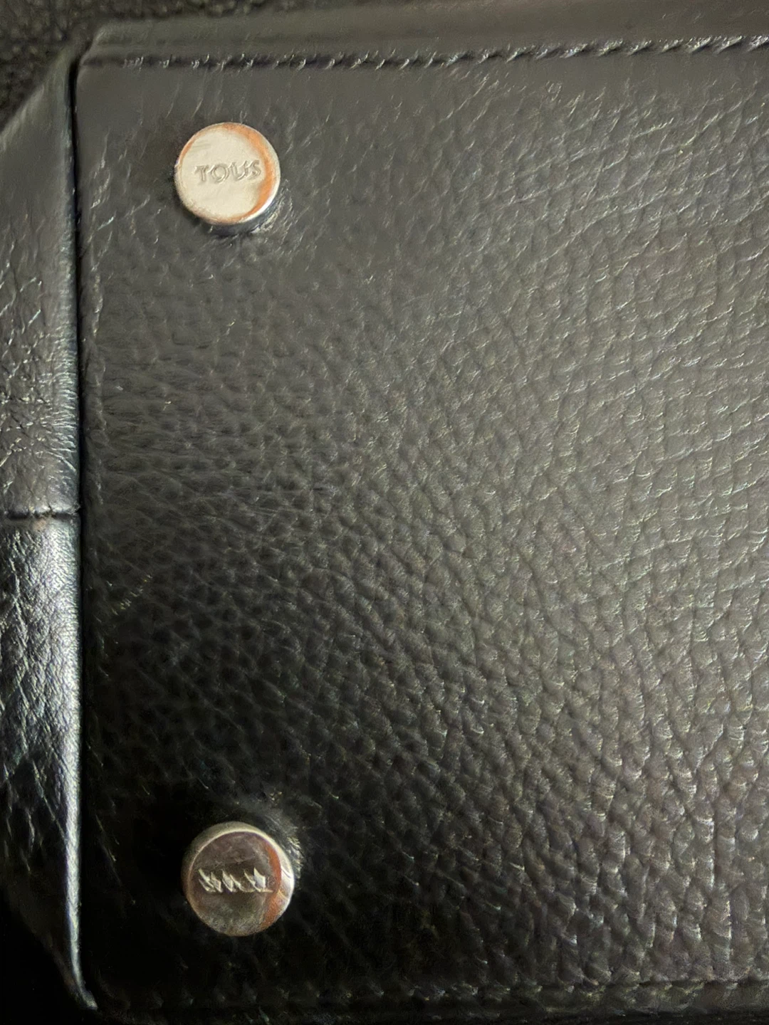 TOUS Black Leather Tote Bag with Charms - photo 4