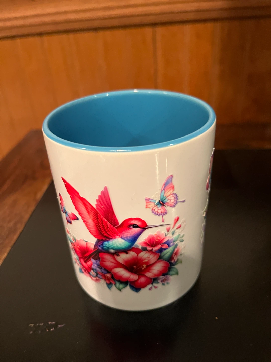 Hummingbird Floral Mug