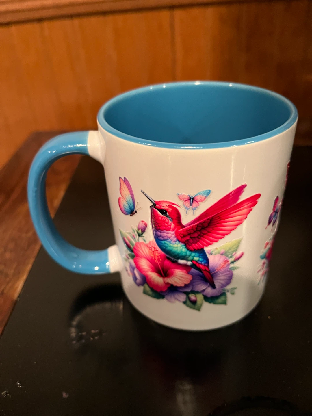 Hummingbird Floral Mug - photo 2