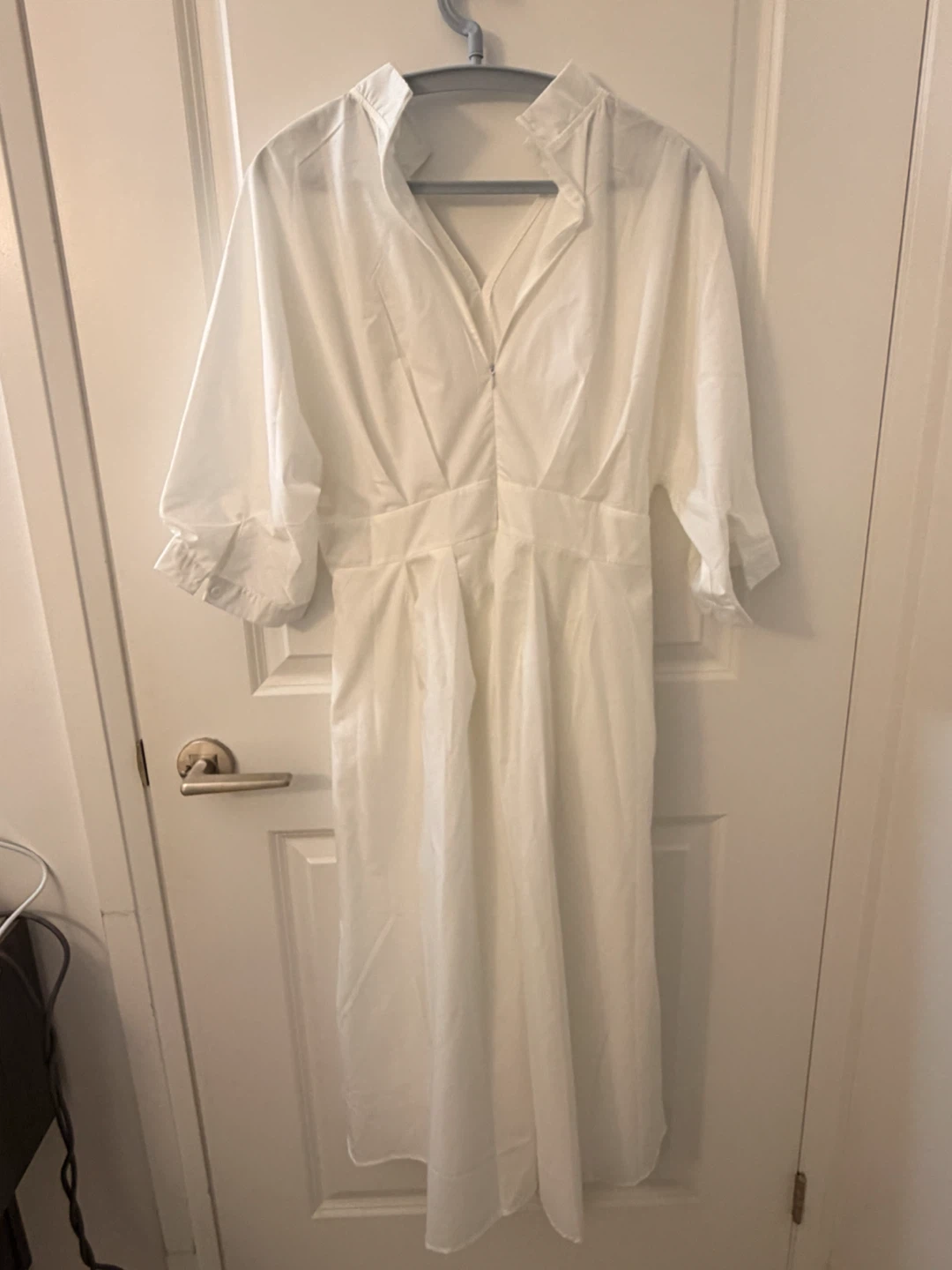 White Midi Dress Size Small/Medium - photo 2