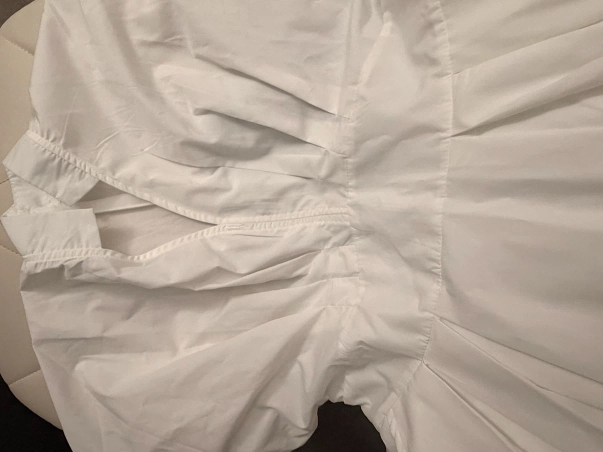 White Midi Dress Size Small/Medium - photo 3