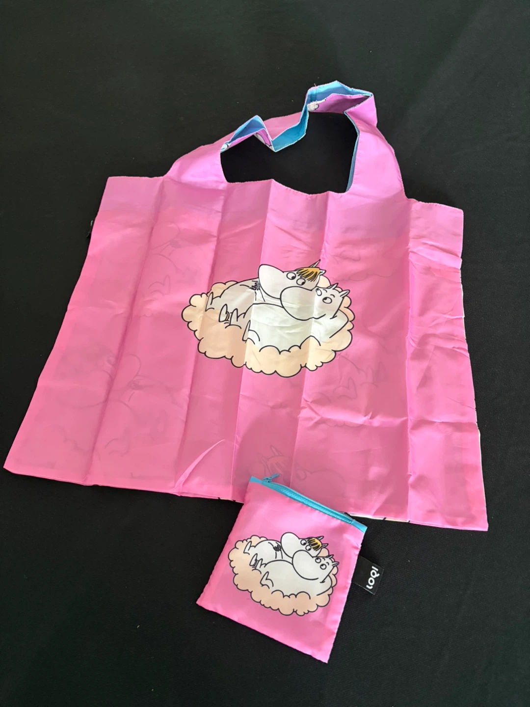 Brand new never used Moomin Pink Foldable Shopping Bag - photo 2