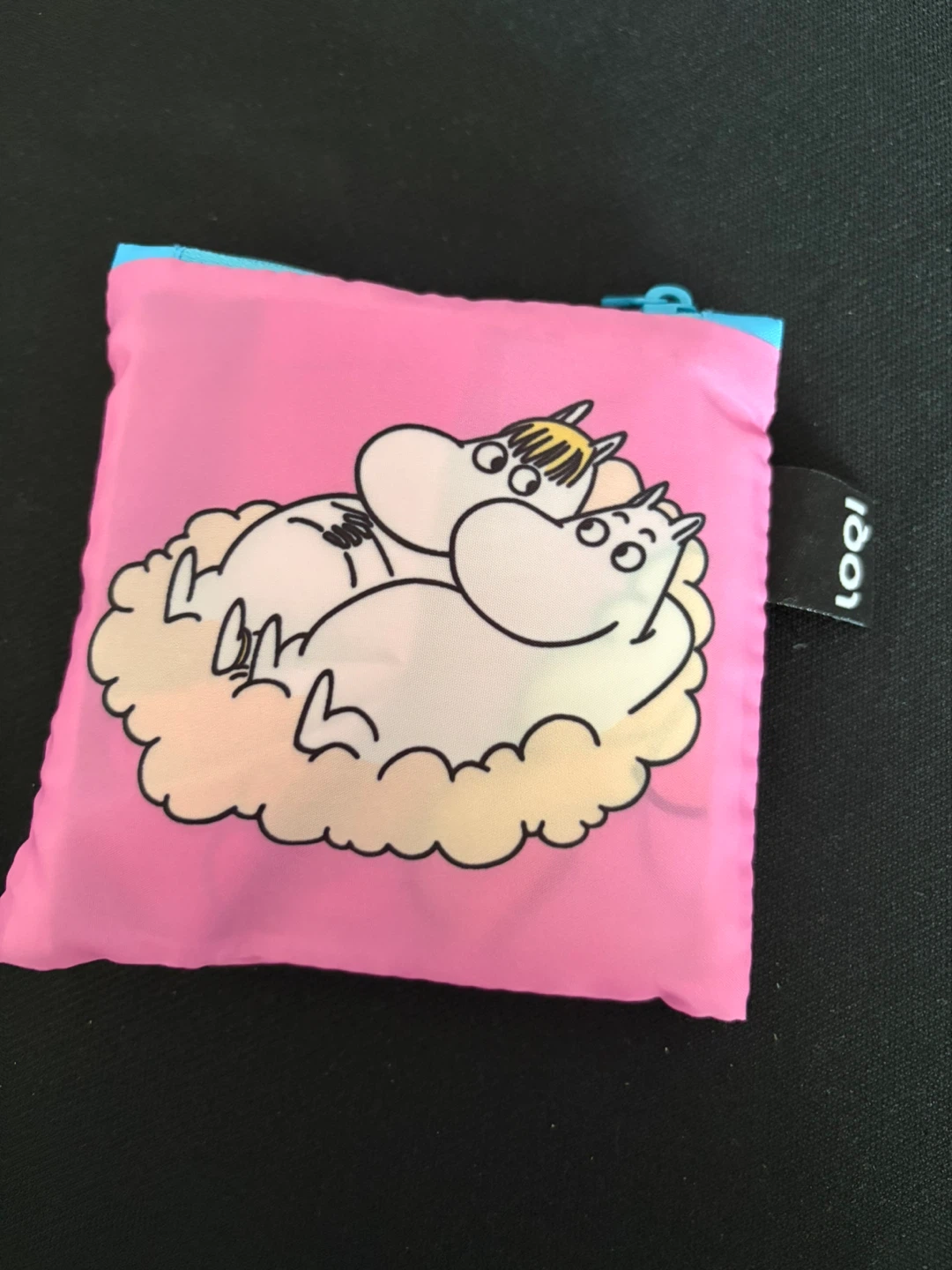 Brand new never used Moomin Pink Foldable Shopping Bag - photo 3