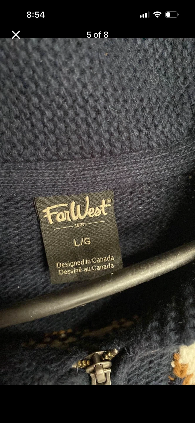 Far West Knit Zip Up Jacket - photo 5