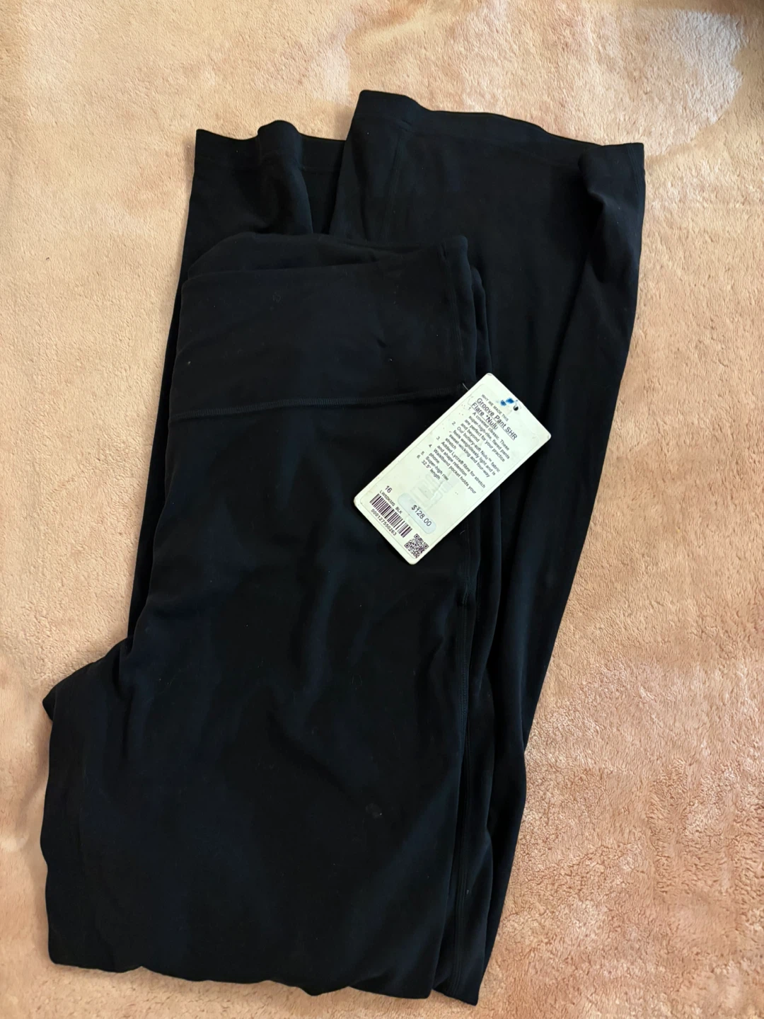 Lululemon Groove Pant SHR Flare Nulu Black Size 16