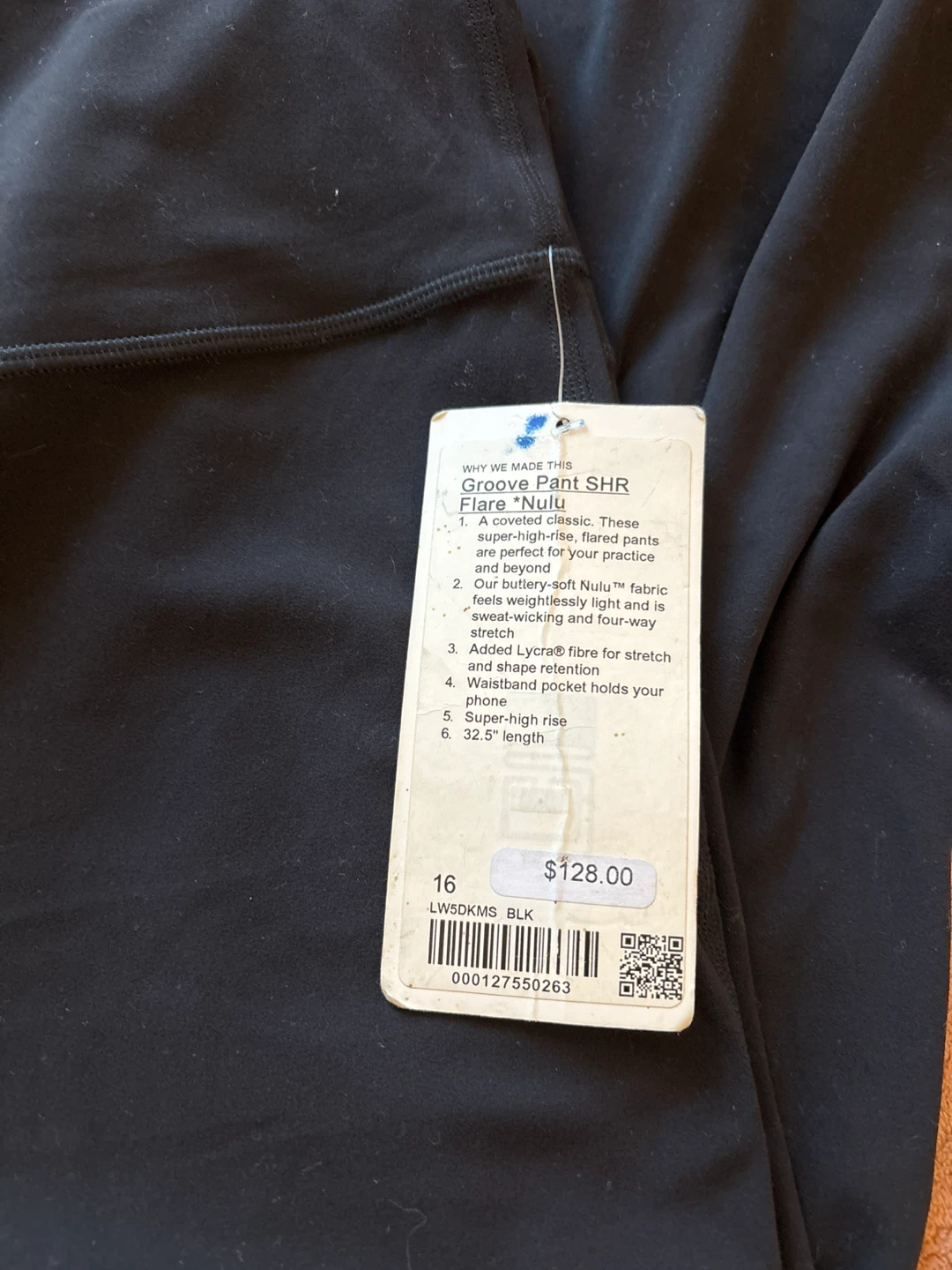 Lululemon Groove Pant SHR Flare Nulu Black Size 16 - photo 2