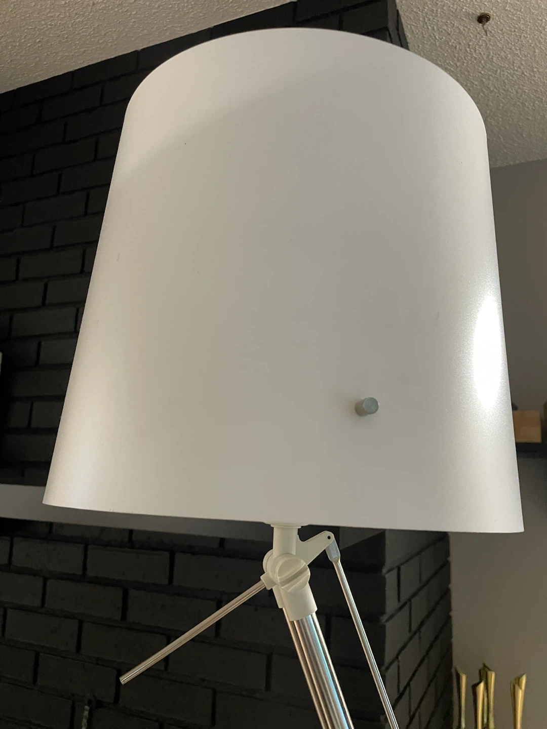 IKEA White Floor Lamp with Adjustable Arm - photo 4