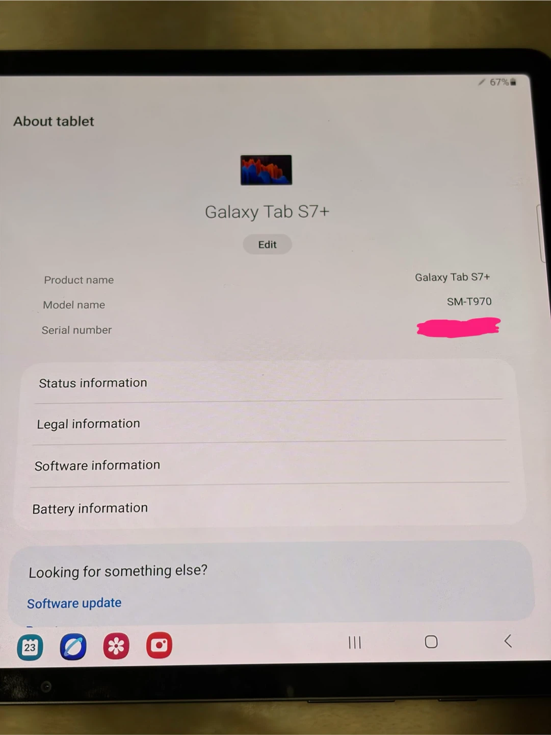 Samsung tablet s7 plus with pen - photo 3