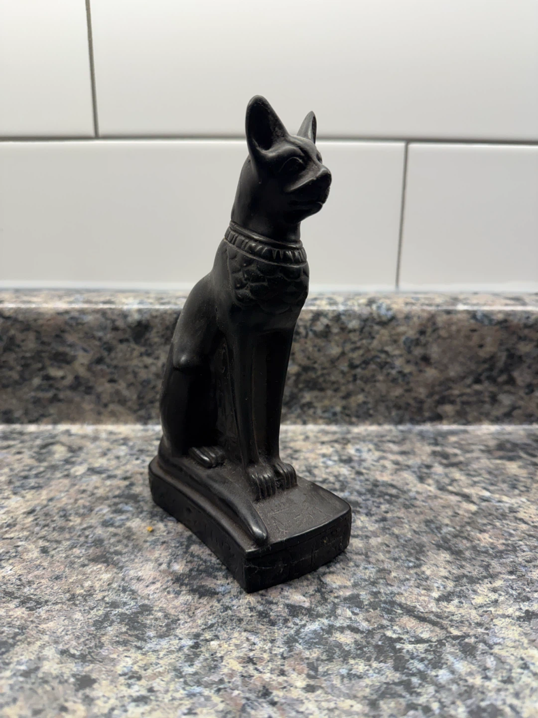 Black Egyptian Bastet Cat Figurine
