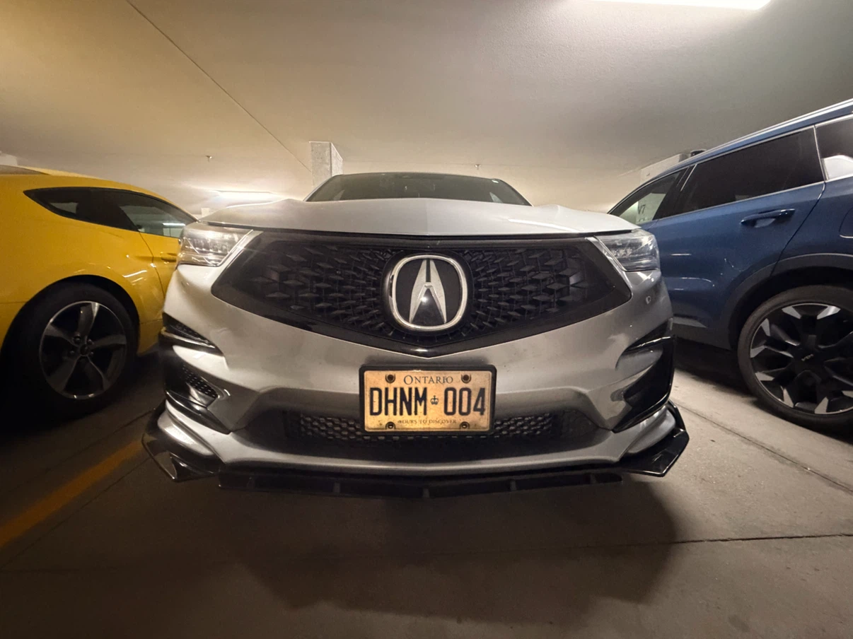Front Lip Kit for Acura RDX (Gloss Black) - photo 2
