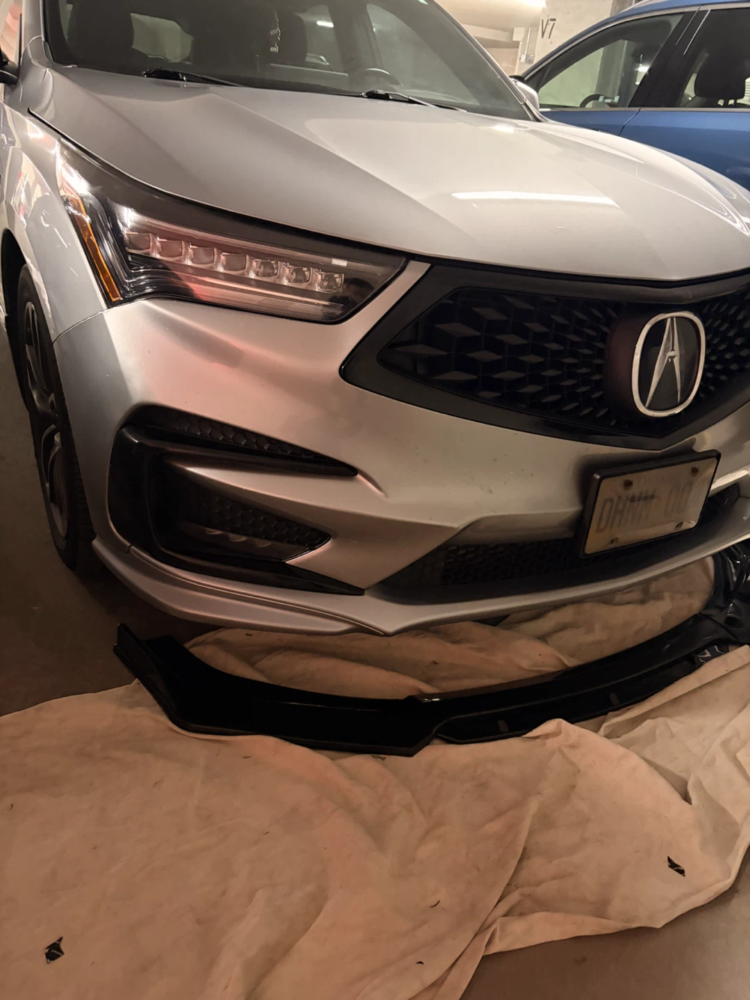 Front Lip Kit for Acura RDX (Gloss Black) - photo 3