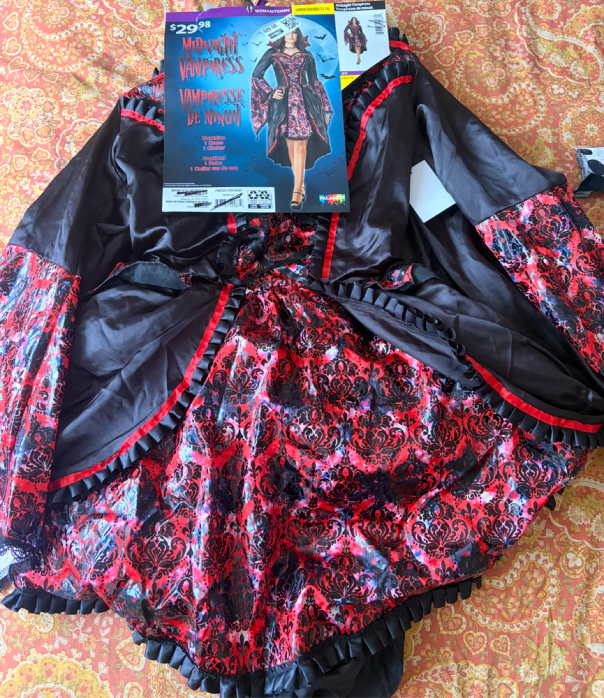 Vampiress Costume - Large (12-14) - photo 2