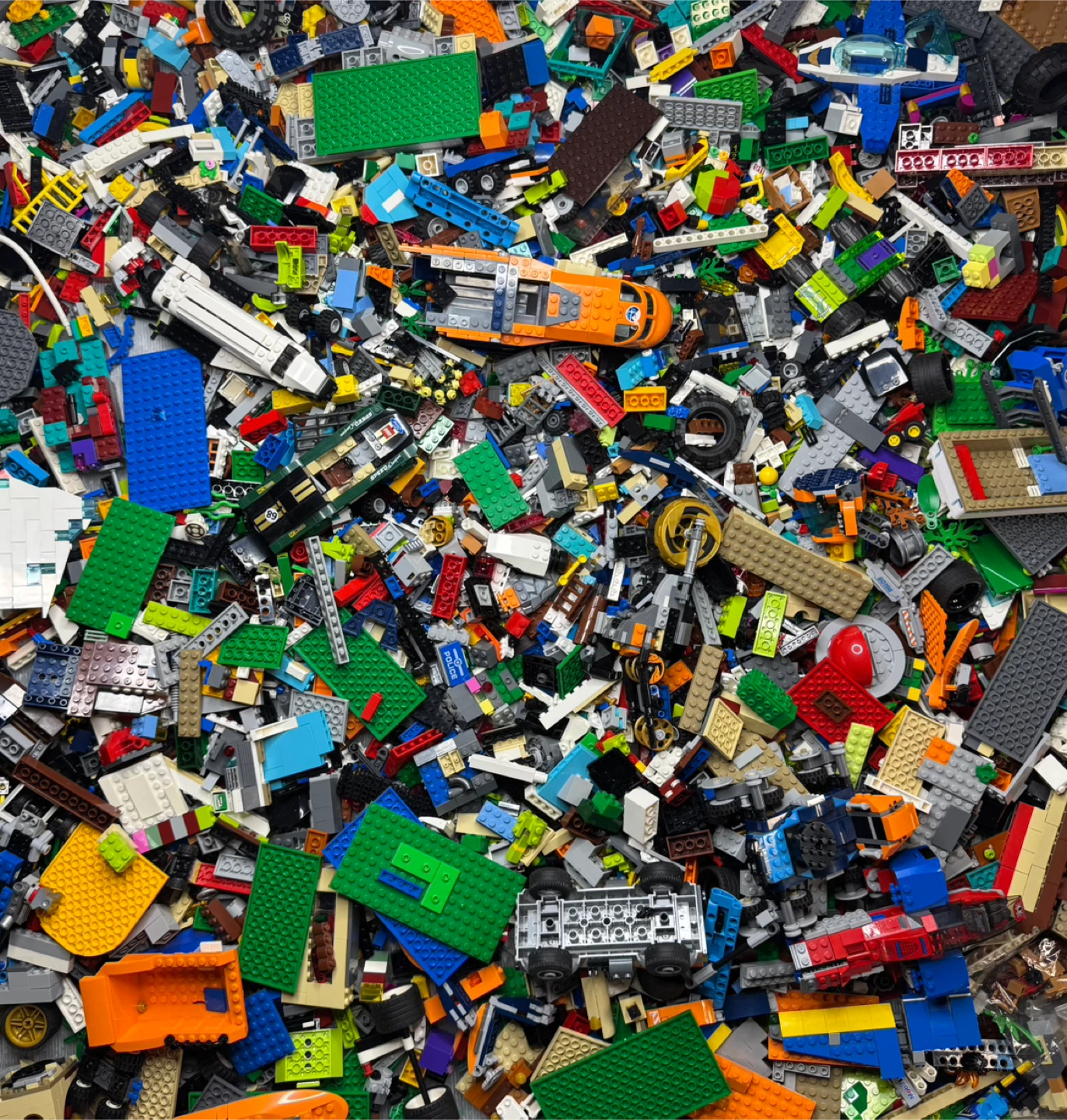 LEGO 20lbs+ BULK PARTS LOT City Marvel
