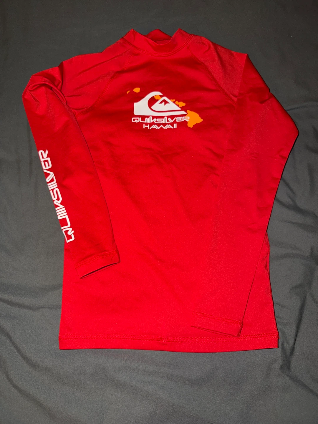 Quiksilver Hawaii Long Sleeve Rash Guard Boys Size small