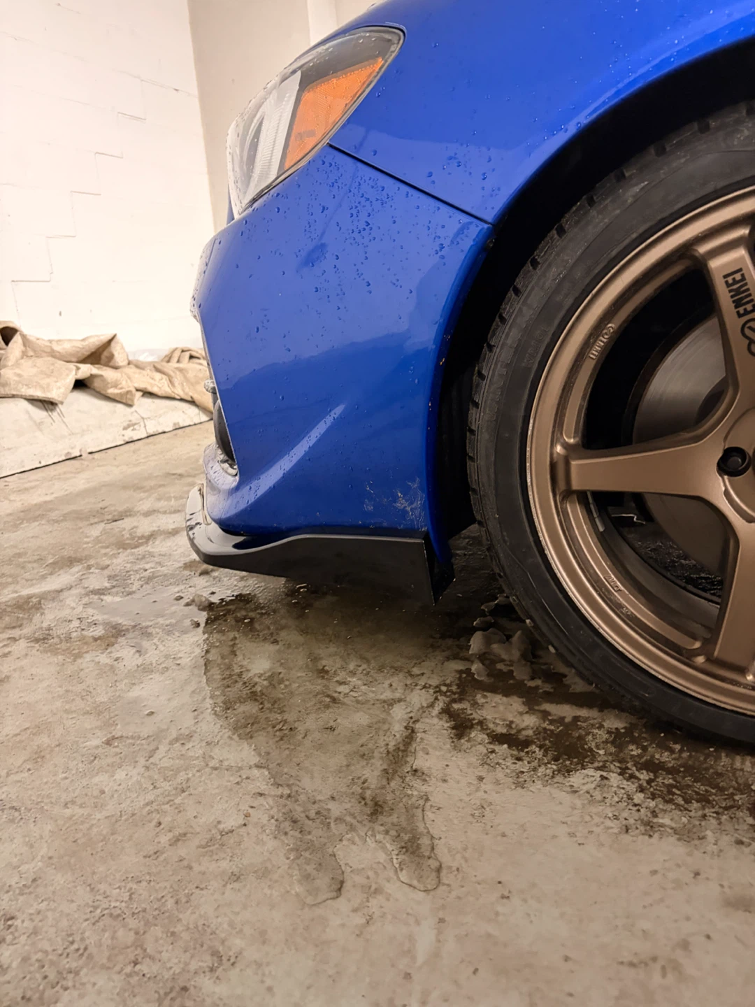 Front Lip for Subaru WRX (Gloss black) - photo 3