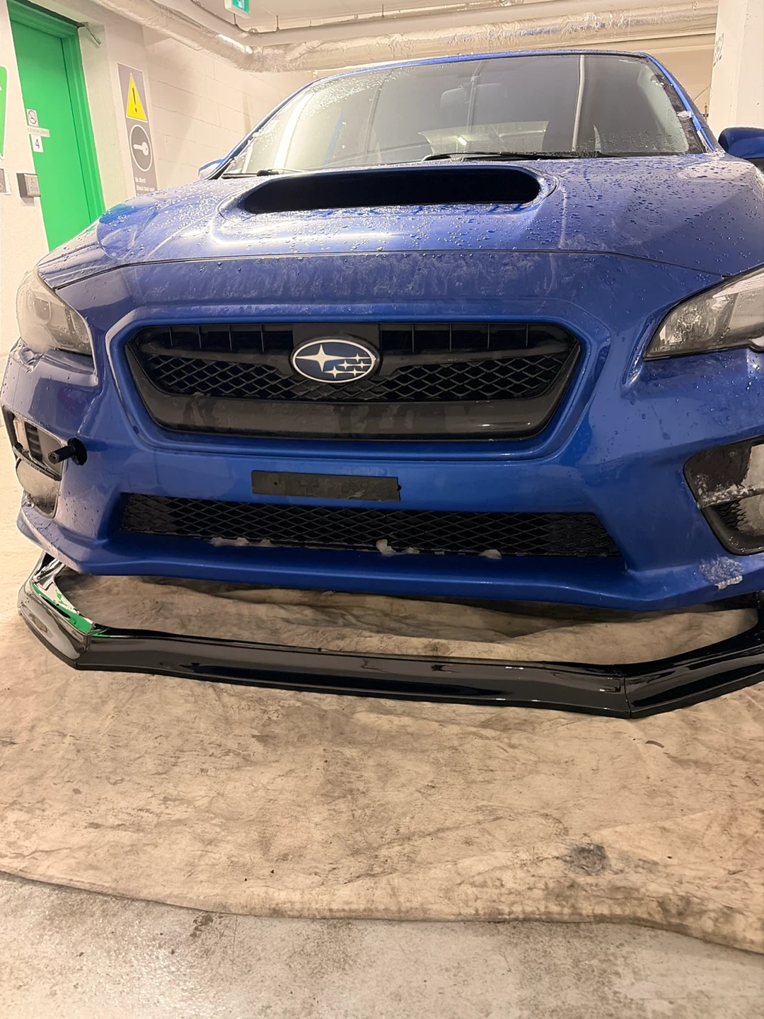 Front Lip for Subaru WRX (Gloss black) - photo 5