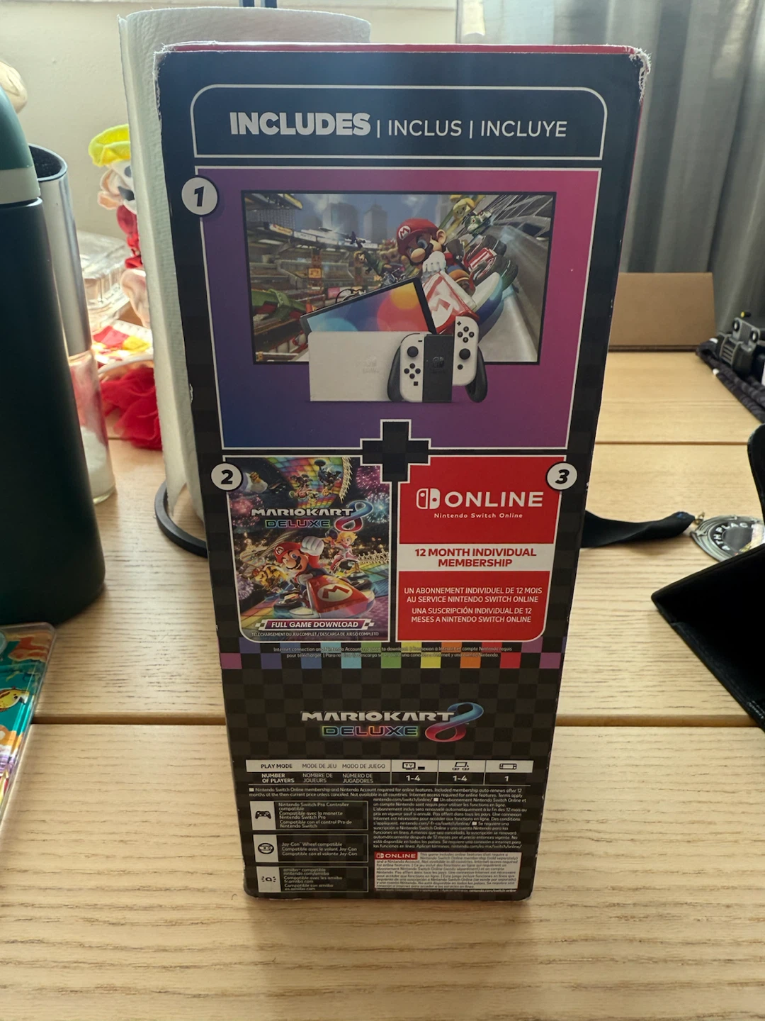 Nintendo Switch OLED w/ Mario Kart 8 and 1-Year Switch Online. - photo 4