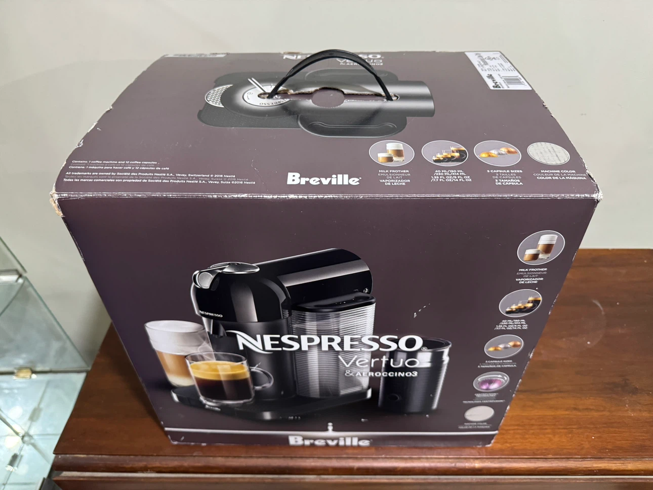 Breville Nespresso Vertuo & Aeroccino 3 Coffee Maker - photo 2