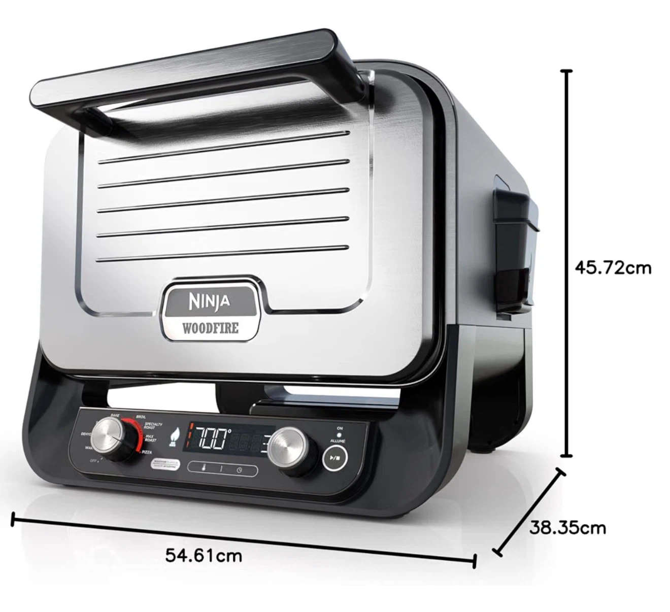 Ninja Woodfire 8-in-1 Outdoor Oven, Pizza Oven, Smoker - photo 2