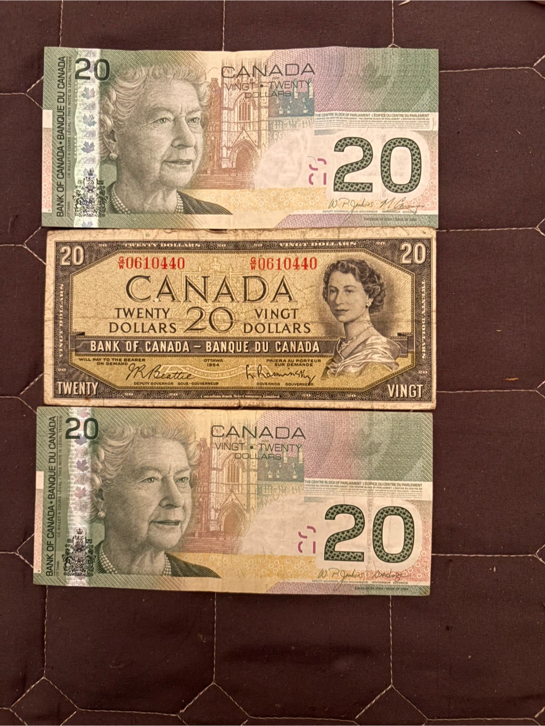 Canada Twenty Dollar Bills (x2)