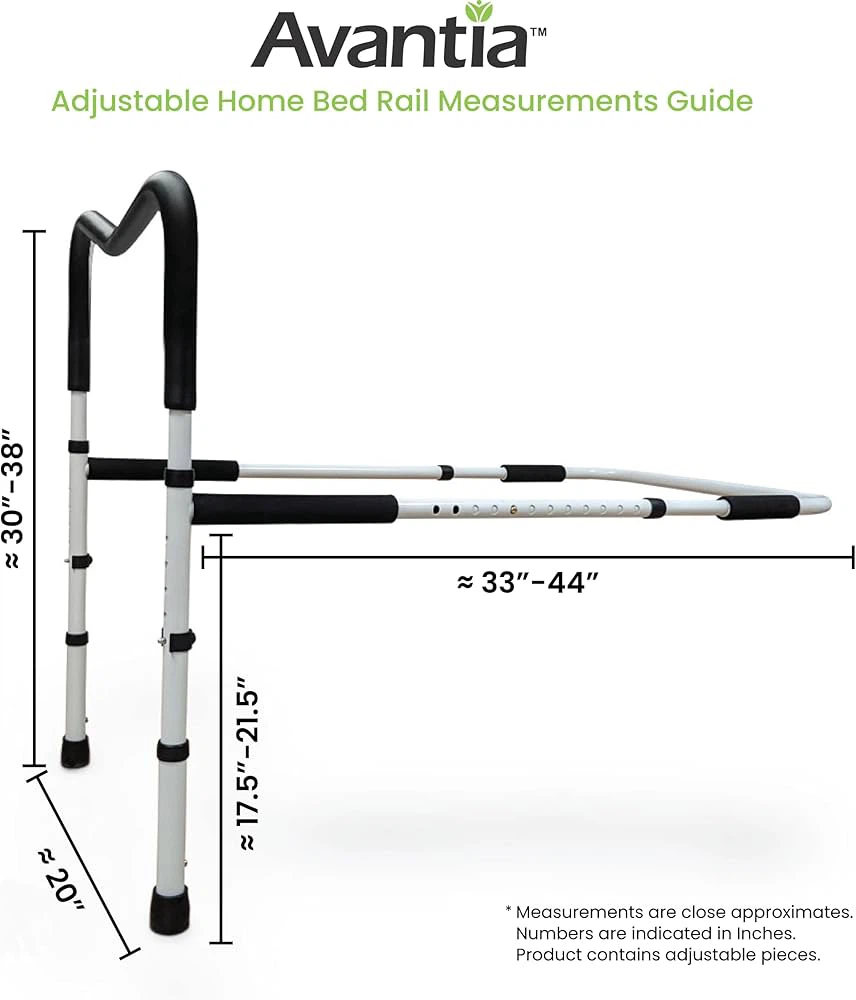Avantia Adjustable Home Bed Rail - NEVER USED