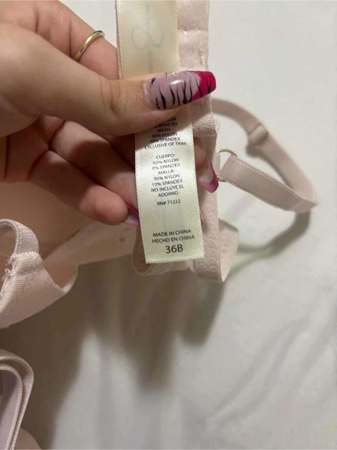 Jessica Simpson Pink Floral Bra 36B - photo 5