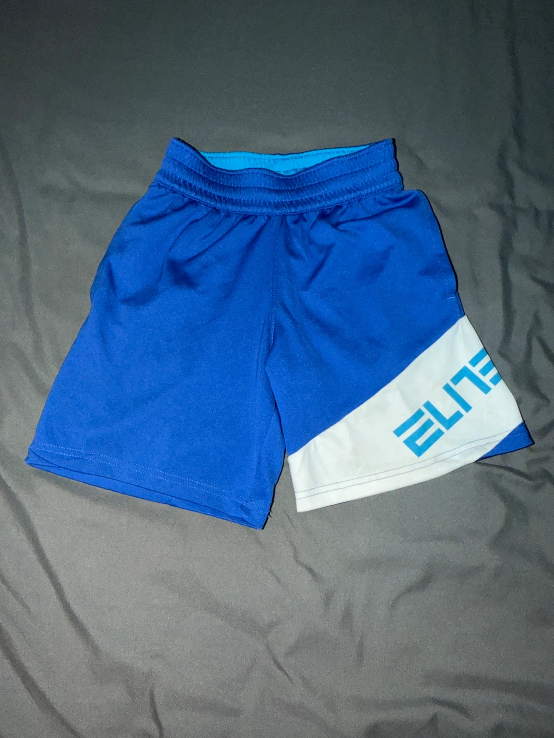 Nike Dri-FIT Elite Basketball Shorts Boys Size XS Blue