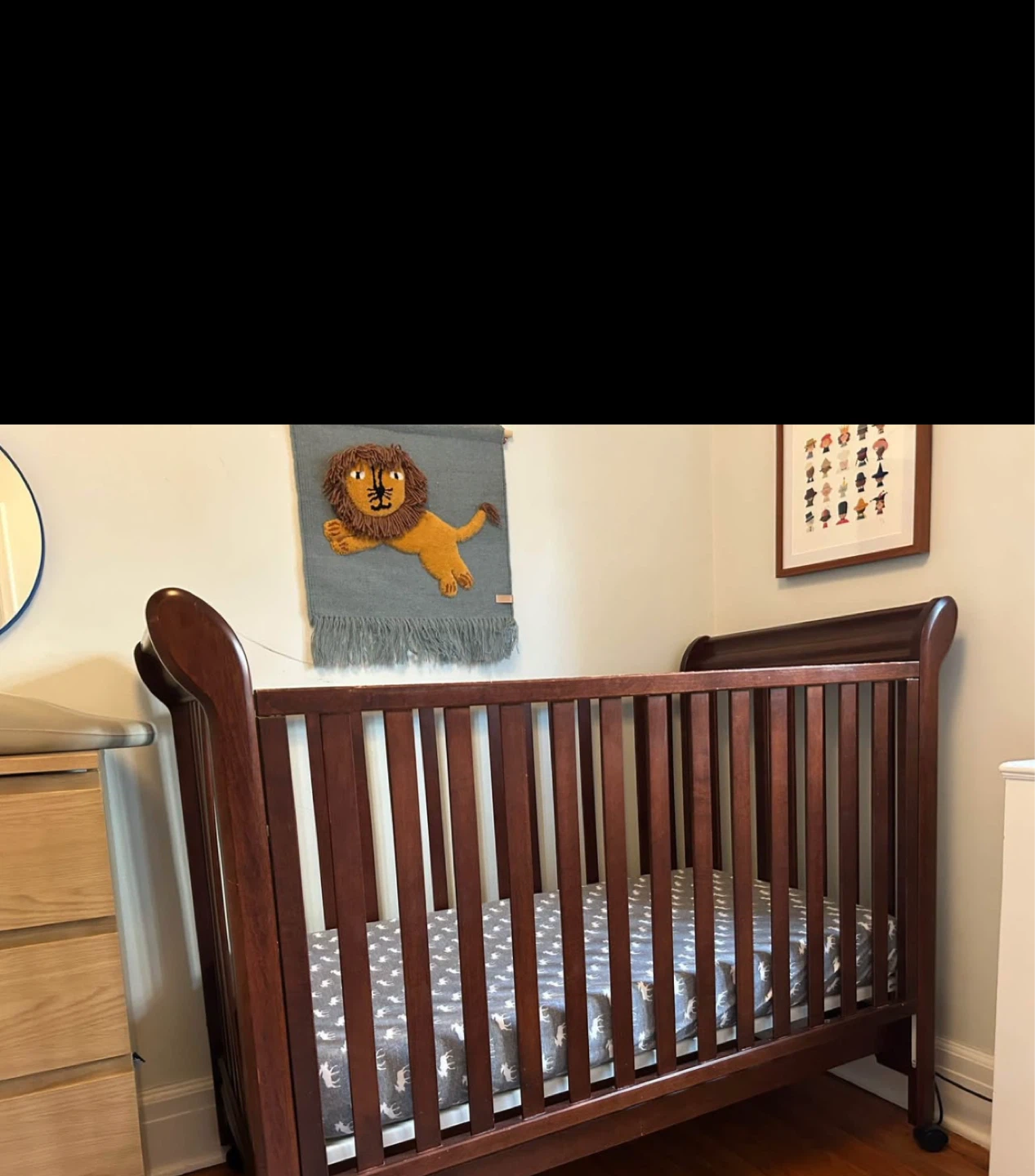 Wooden Baby Crib with Mattress - photo 4
