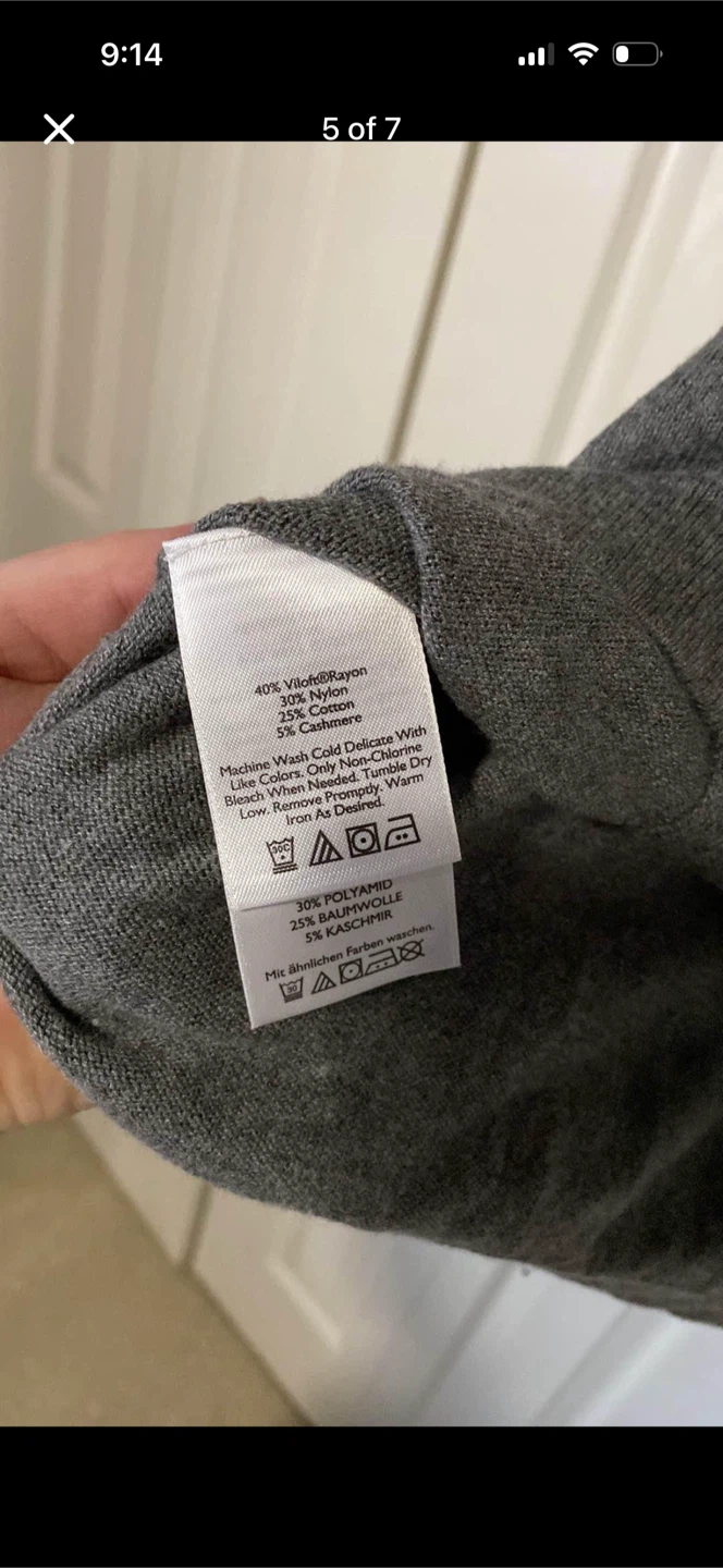 Eddie Bauer Pull Over Sweater With Cashmere - photo 5
