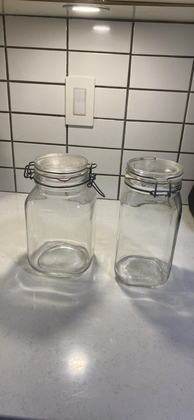 Glass Swing Top Canning Jars