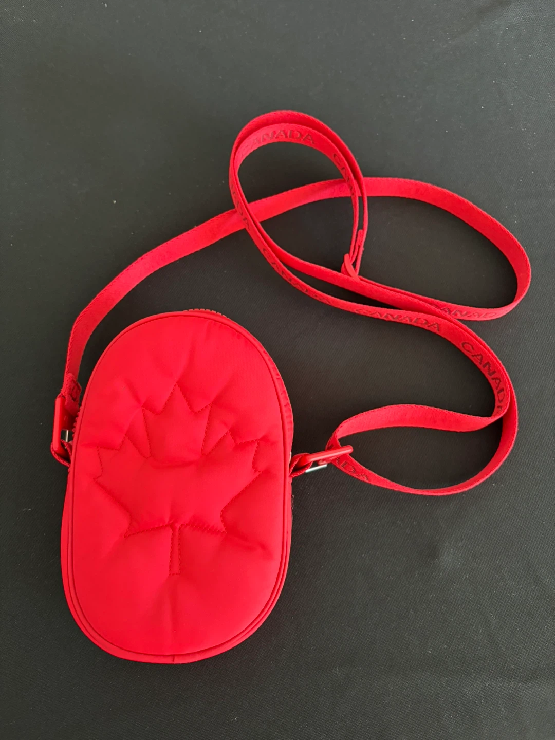 Lululemon Red Maple Leaf Small Crossbody Bag