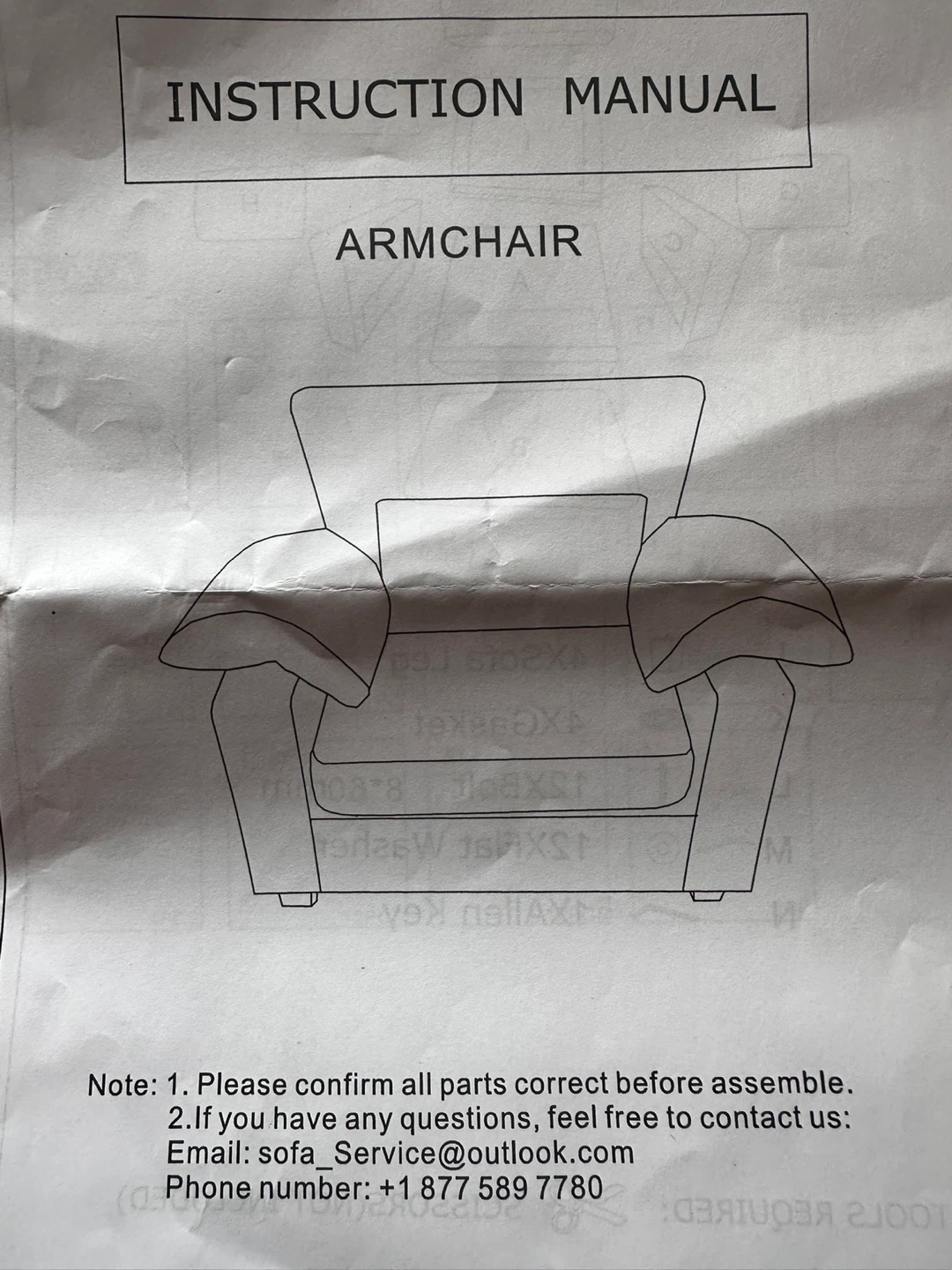 Green Armchair - Sleeper Reclining Chair
