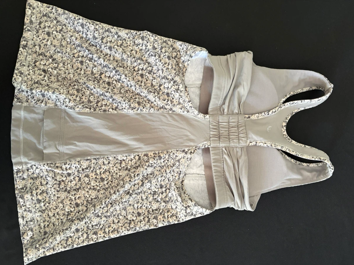 Lululemon Floral Tank Top Size 4 - photo 4