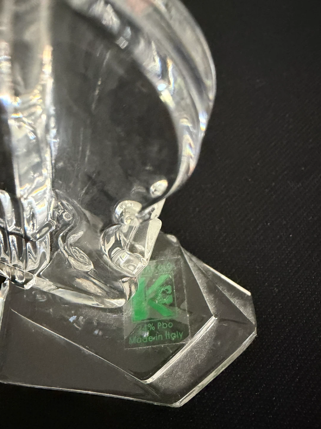 Crystal Violin Figurine - Made in Italy - photo 3