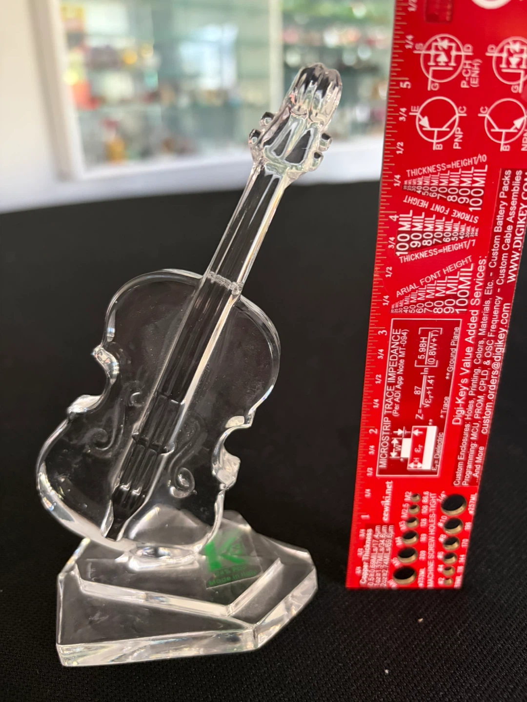 Crystal Violin Figurine - Made in Italy - photo 4
