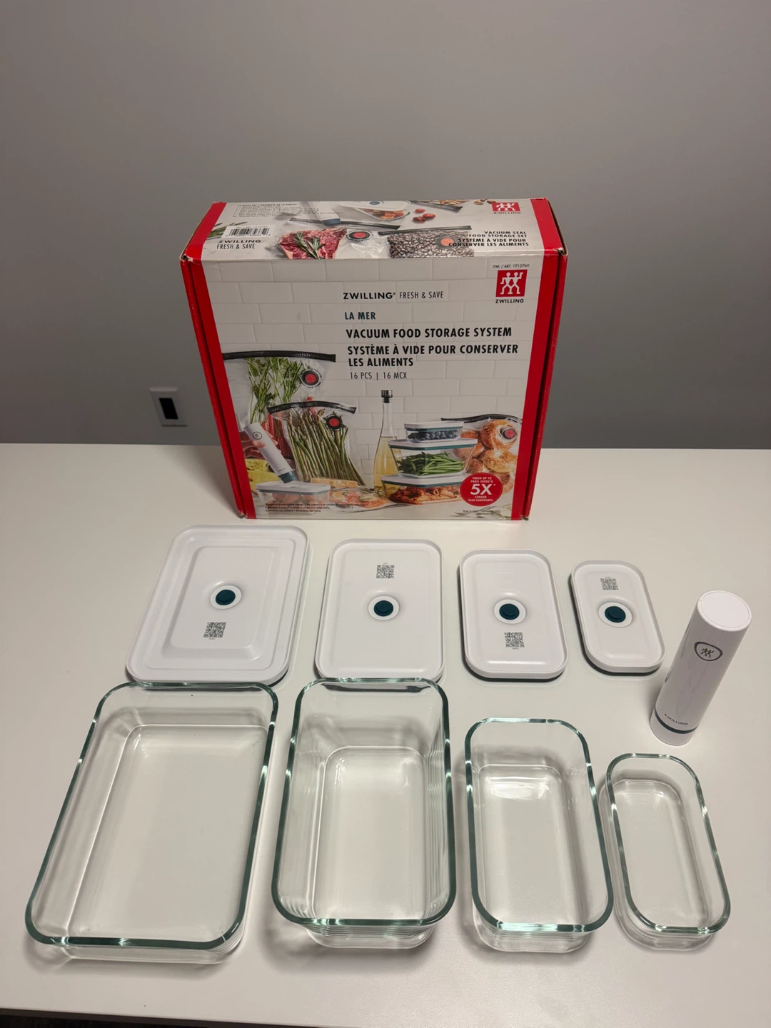 ZWILLING FRESH & SAVE LA MER Vacuum Food Storage System