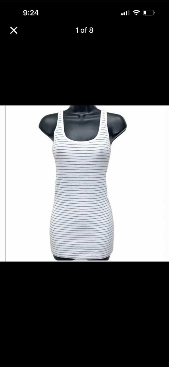 Vince Favourite Rib Racerback Tank Top