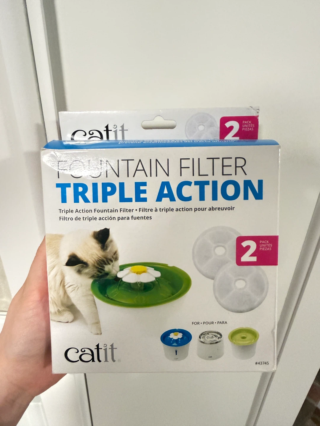 Catit Triple Action Fountain Filter (2 Pack)