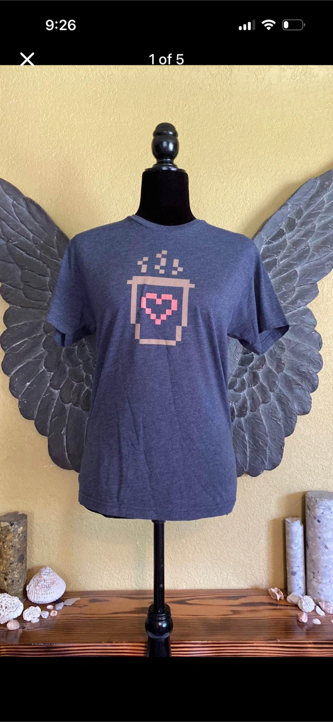 Tee Shirt With Minecraft Style Picture