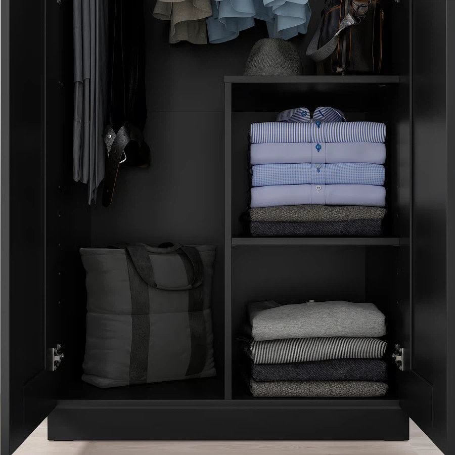 IKEA BRIMNES Wardrobe with 2 doors - Black - photo 2