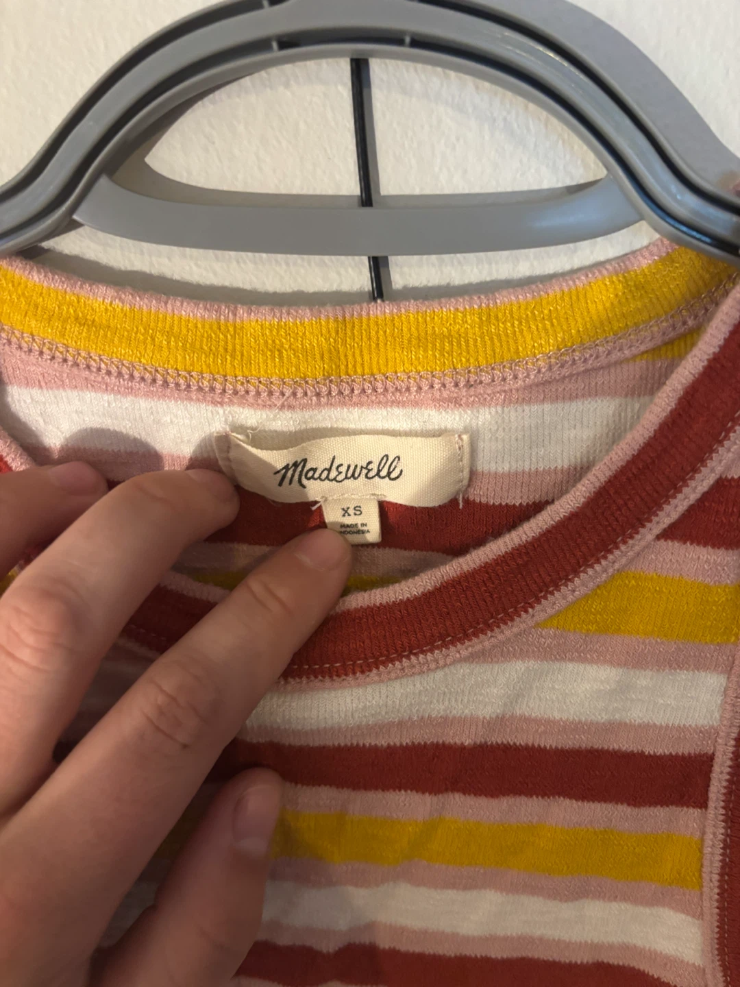 Madewell Striped Cropped Tank Top XS - photo 2