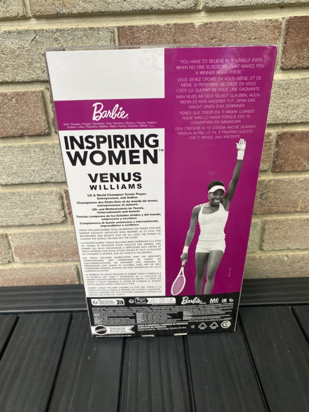 Barbie Signature inspiring Women VENUS WILLIAMS Mattel New - photo 3