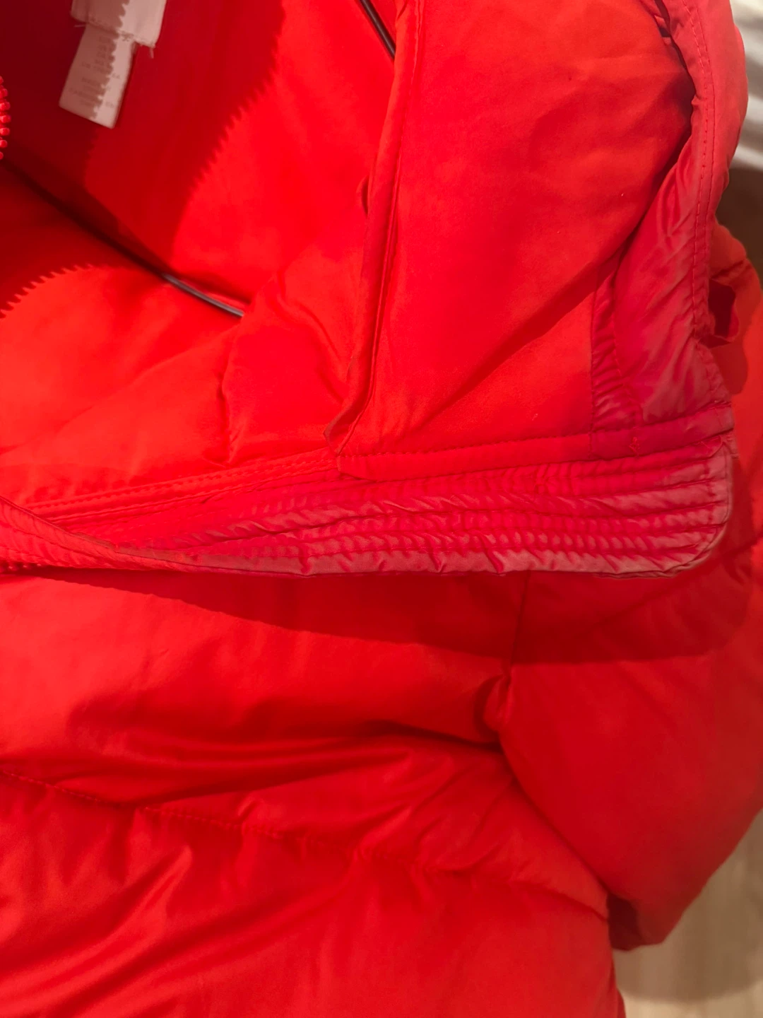 H&M Red Puffer Jacket with Hood - photo 4