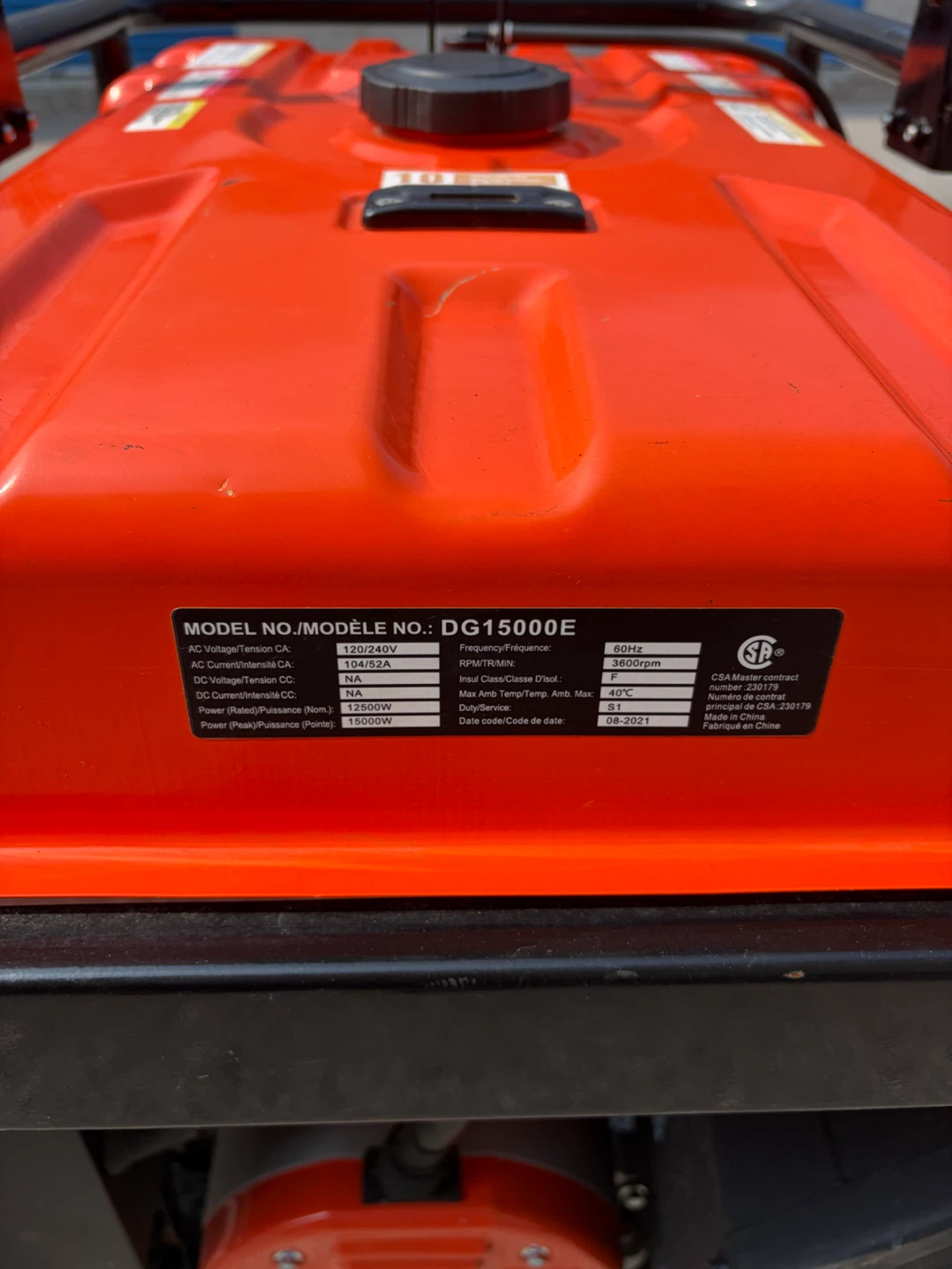 DUCAR DG15000E Generator - photo 3