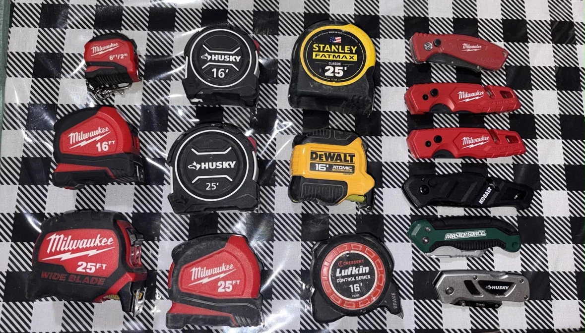 Tape Measures and Utility Knives