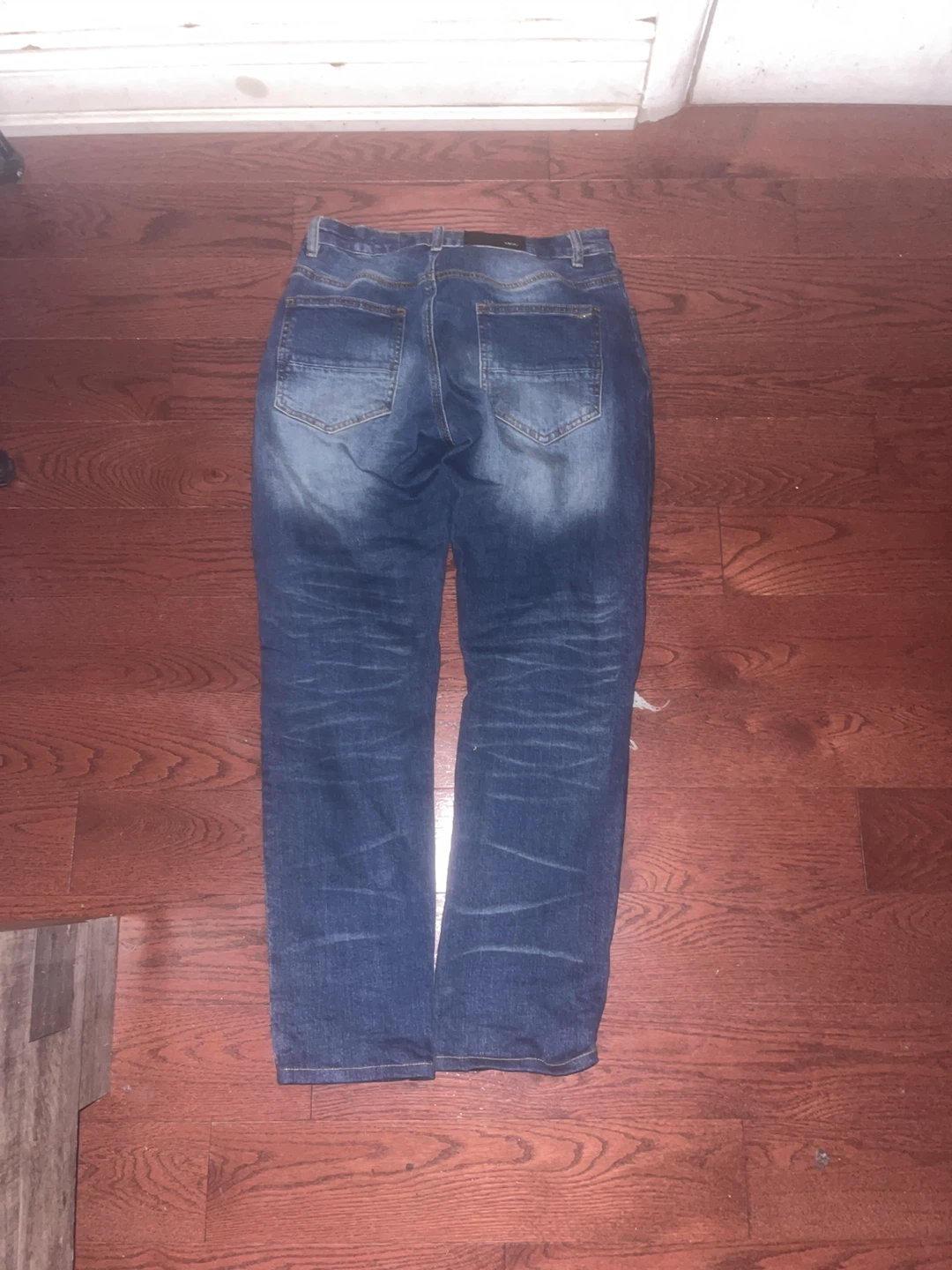 Amiri Distressed Denim Jeans in Blue size 33 - photo 2